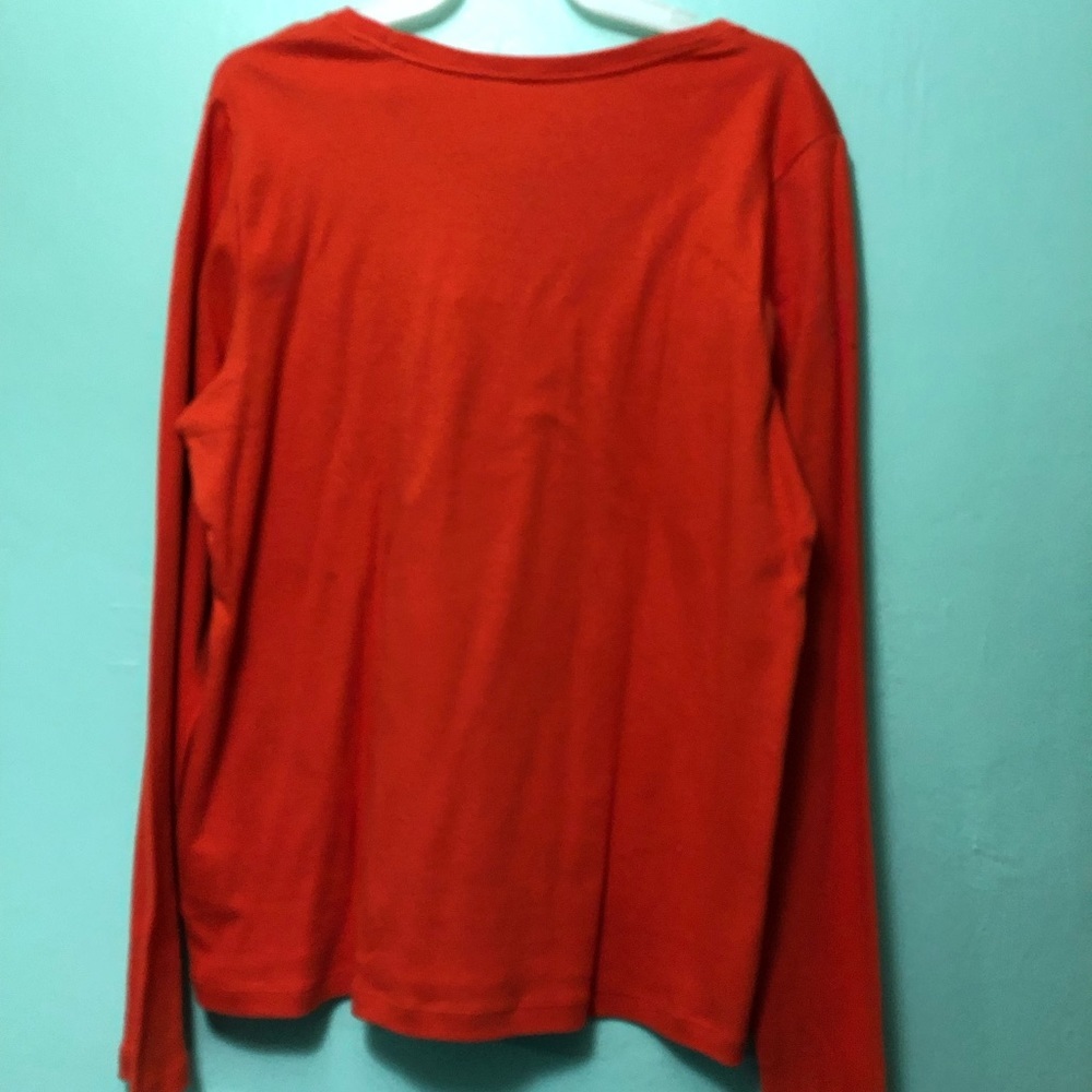 White stag size large orange long sleeve shirt - Picture 2 of 3